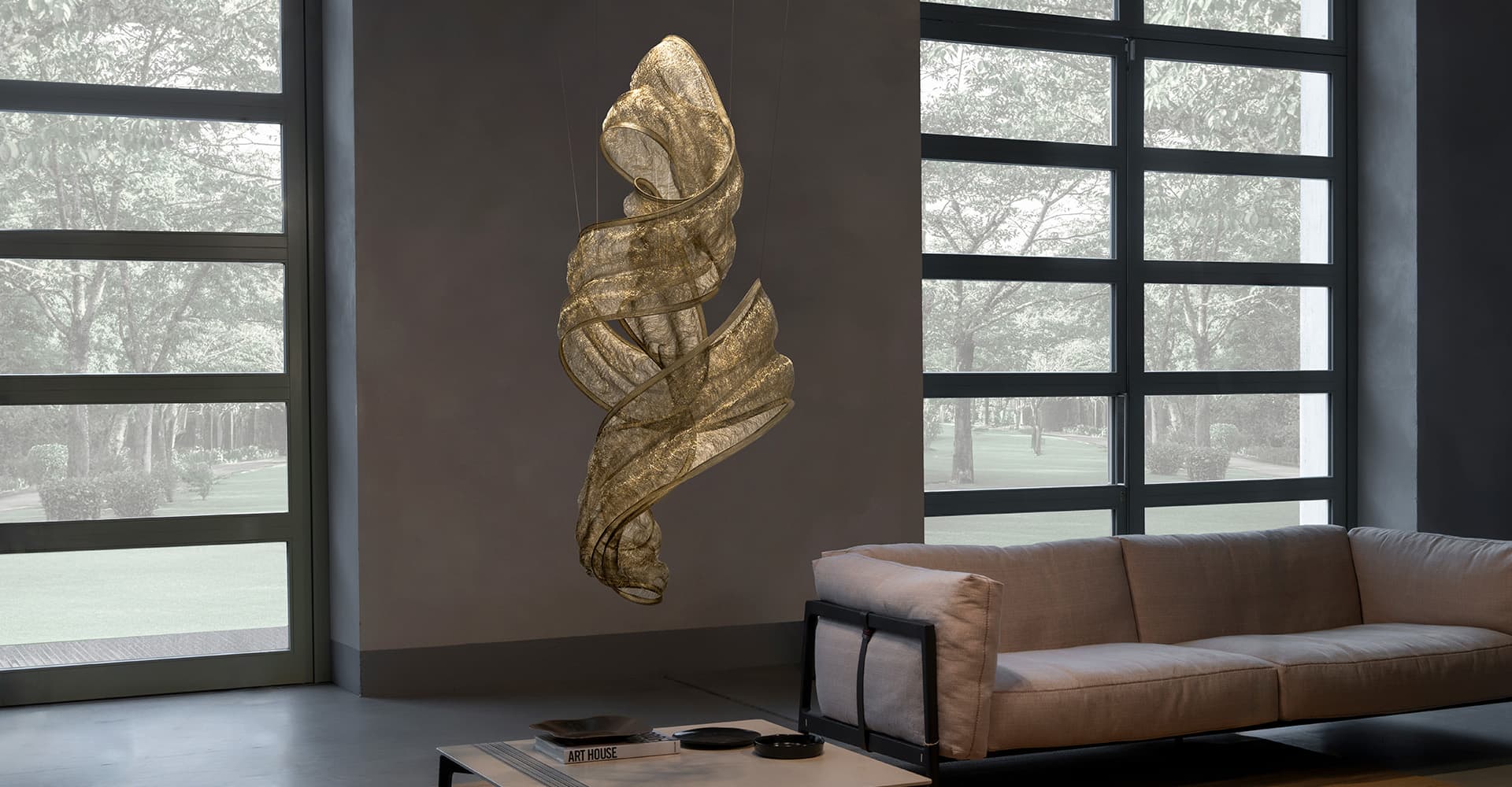 Genesis, floating  knit.